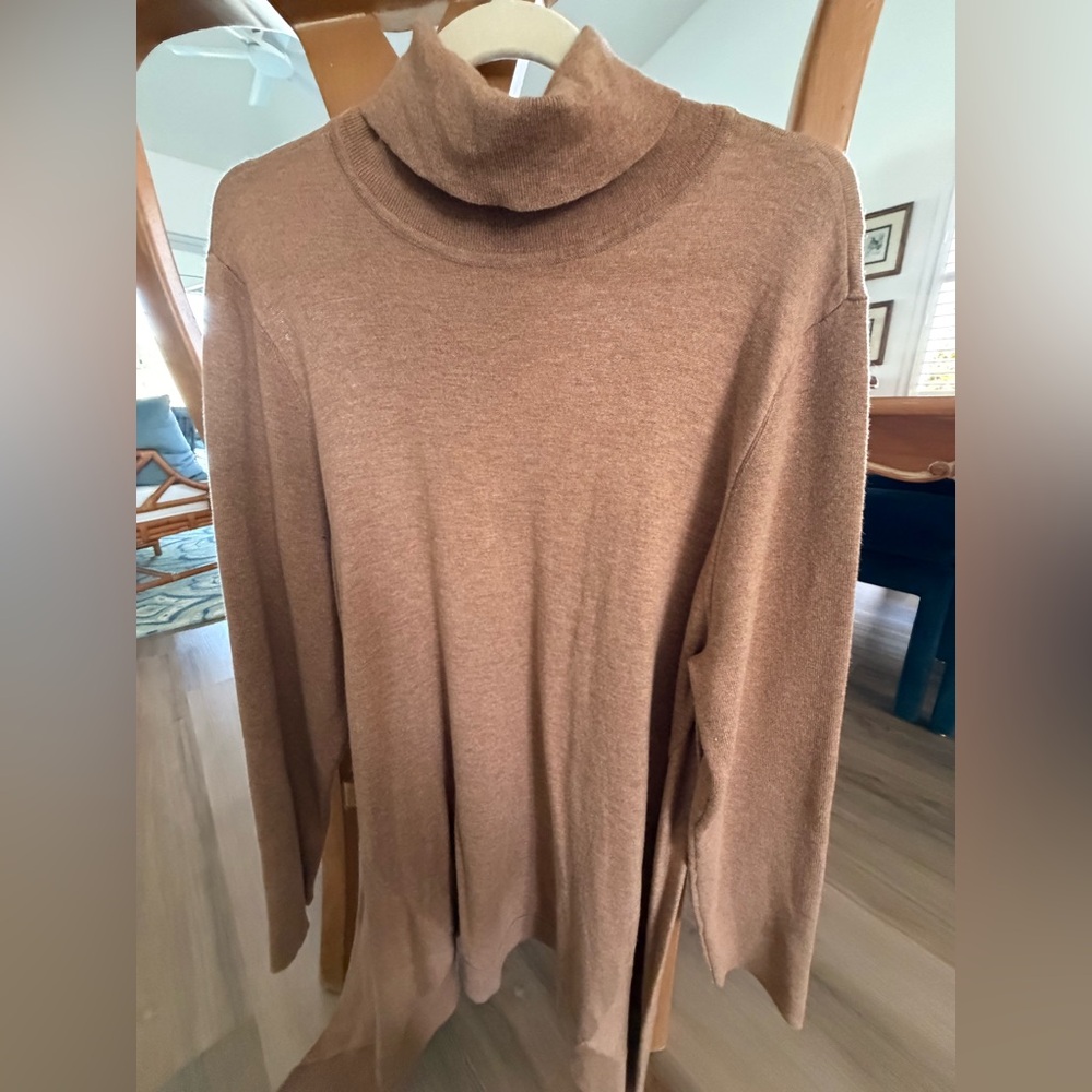 Chico's Turtleneck Tunic Sweater